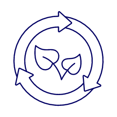 Recycle Plant Illustration from UX Line Set