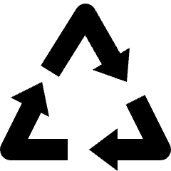 Recycle Sign Symbol Icon from Nova Solid Set