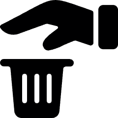 Recycling Hand Trash Icon from Ultimate Bold Set