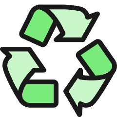 Recycling Sign Icon from Ultimate Colors Set