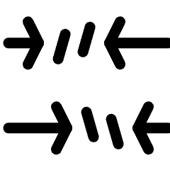 Barbed Wire Fence Icon from Ultimate Regular Set