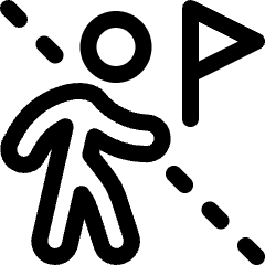 Cross The Border Icon from Ultimate Regular Set