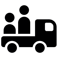 Immigration Truck Icon from Ultimate Bold Set