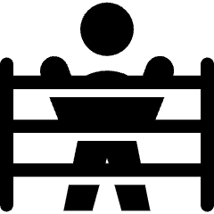 Refugee Immigration Fence Icon from Ultimate Bold Set