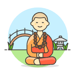 Chinese Monk 1 Illustration from UX Colors Set