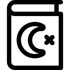 Islamic Book Icon from Ultimate Regular Set