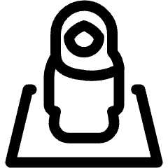 Islamic Muslim Pray Salah 2 Icon from Ultimate Regular Set