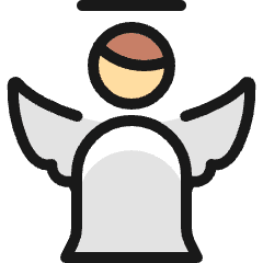 Religion Angel 1 Icon from Ultimate Colors Set