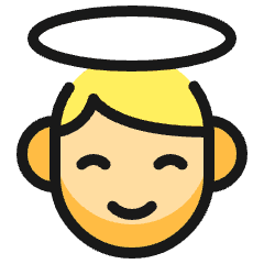 Religion Angel Icon from Ultimate Colors Set