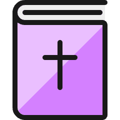 Religion Bible 1 Icon from Ultimate Colors Set
