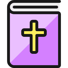 Religion Bible Icon from Ultimate Colors Set