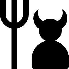 Religion Demon Icon from Nova Solid Set