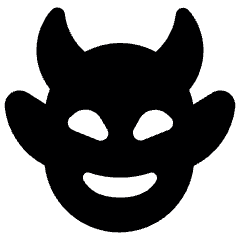 Religion Devil Head Icon from Ultimate Bold Set