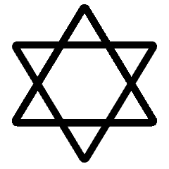 Religion Hexagram Icon from Ultimate Light Set