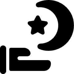 Religion Islam Hand Icon from Ultimate Bold Set