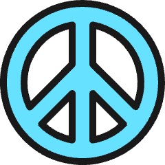 Religion Peace Icon from Ultimate Colors Set
