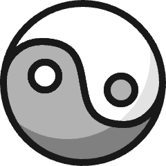 Religion Taoism Icon from Ultimate Colors Set