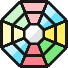 Religion Wicca Icon from Ultimate Colors Set