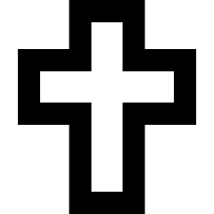 Christian Cross 1 Icon from Sharp Remix Set