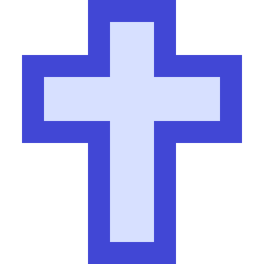 Christian Cross 1 Icon from Sharp Duo Set