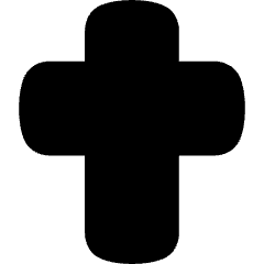 Christian Cross 1 Icon from Flex Solid Set