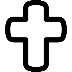 Christian Cross 1 Icon from Flex Line Set