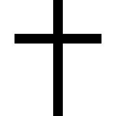Christian Cross 2 Icon from Sharp Line Set