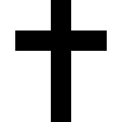 Christian Cross 2 Icon from Sharp Solid Set