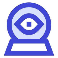 Fortune Telling Sphere Icon from Sharp Duo Set