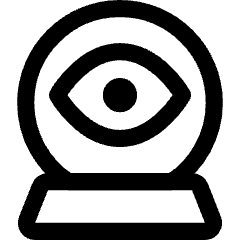 Fortune Telling Sphere Icon from Core Line Set