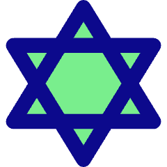 Hexagram Icon from Core Pop Set