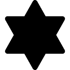 Hexagram Icon from Core Solid Set
