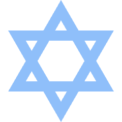 Hexagram Icon from Sharp Flat Set