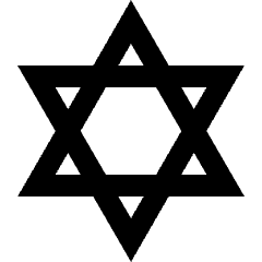 Hexagram Icon from Sharp Solid Set