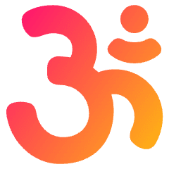 Hinduism Icon from Plump Gradient Set