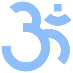 Hinduism Icon from Sharp Flat Set