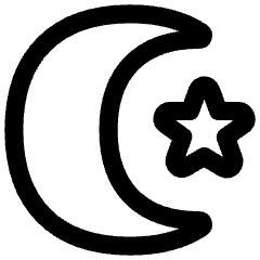 Islam Icon from Flex Line Set