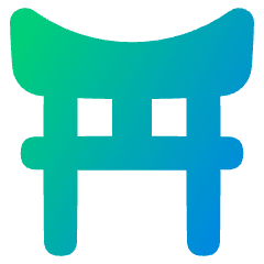 Shinto Icon from Plump Gradient Set