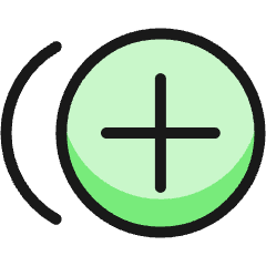 Add Circle 1 Icon from Ultimate Colors Set