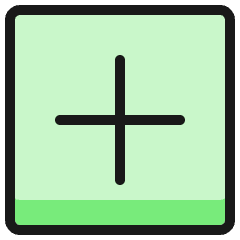 Add Square Icon from Ultimate Colors Set
