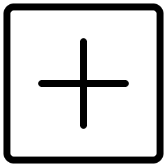 Add Square Icon from Ultimate Light Set