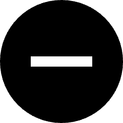 Subtract Circle 1 Icon from Nova Solid Set