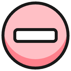 Subtract Circle Bold Icon from Ultimate Colors Set