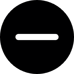 Subtract Circle Icon from Ultimate Bold Set