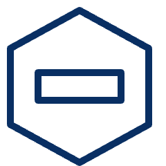Subtract Hexagon 2 Icon from Cyber Line Set