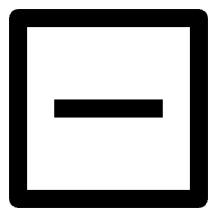 Subtract Square 1 Icon from Nova Line Set