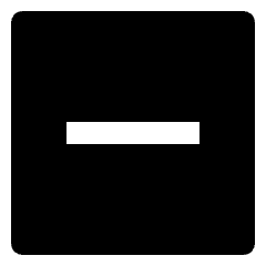 Subtract Square 1 Icon from Nova Solid Set