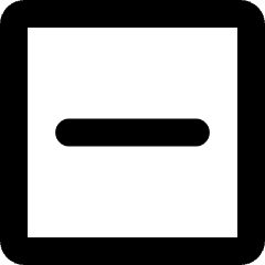 Subtract Square Alternate Icon from Ultimate Bold Set