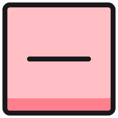 Subtract Square Icon from Ultimate Colors Set