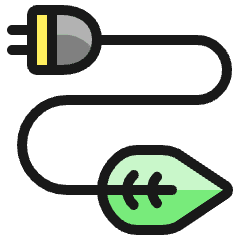 Renewable Energy Charging Icon from Ultimate Colors Set